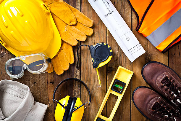 Safety training materials and protective equipment